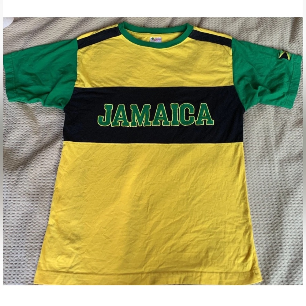 Island Tees Men's Size S Jamaica T-Shirt 100% Cotton